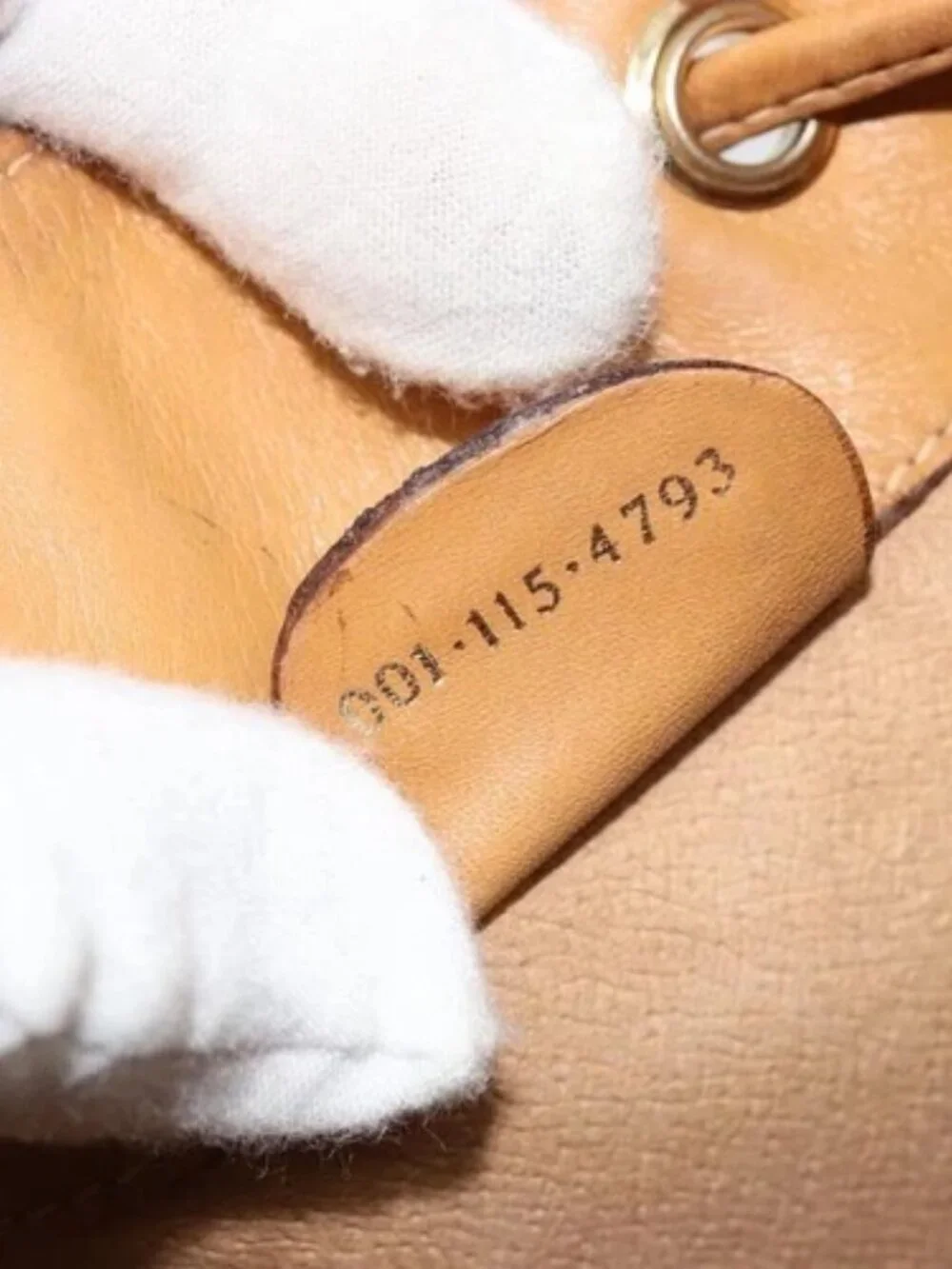 GUCCI Micro GG Supreme Web Sherry Line Bag PVC Beige 001 115 4793 Auth 182369 - Picture 14 of 16